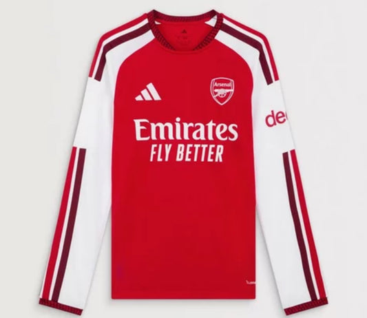 Arsenal Mens 26/27 Match Edition Longsleeve Champions Home Shirt