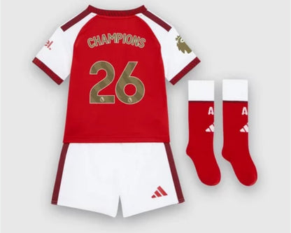 Arsenal Kids 26/27 Champions Home kit